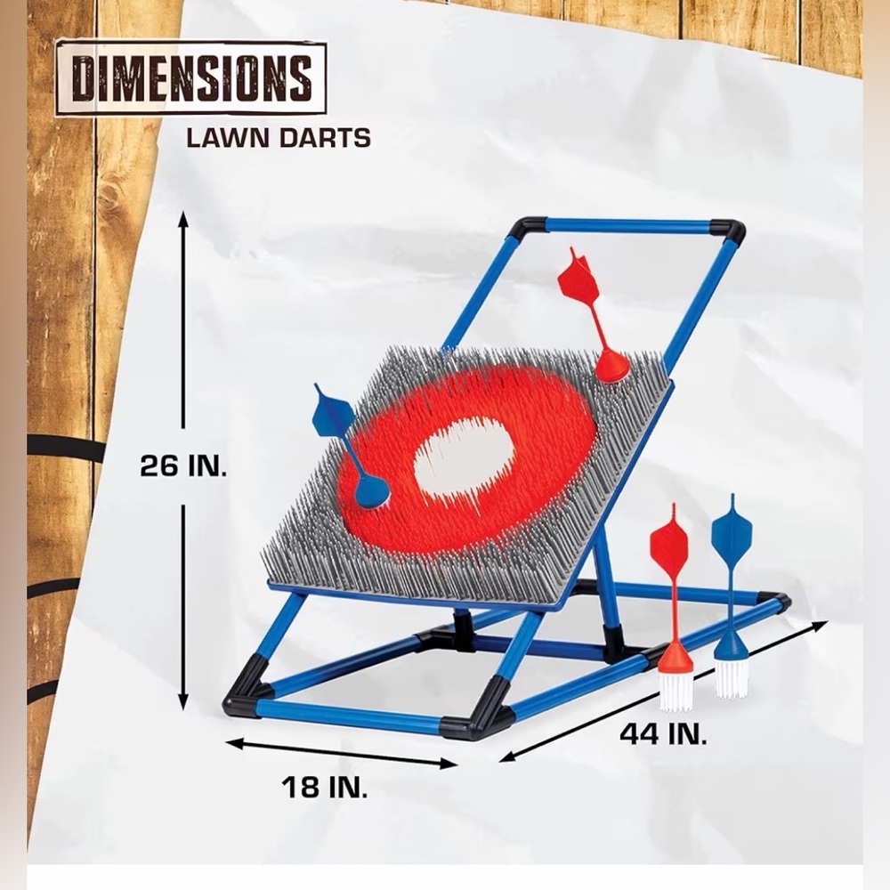 NIB/NWT Eastpoint Axe Throw & Lawn Dart Target Set - Picture 6 of 10